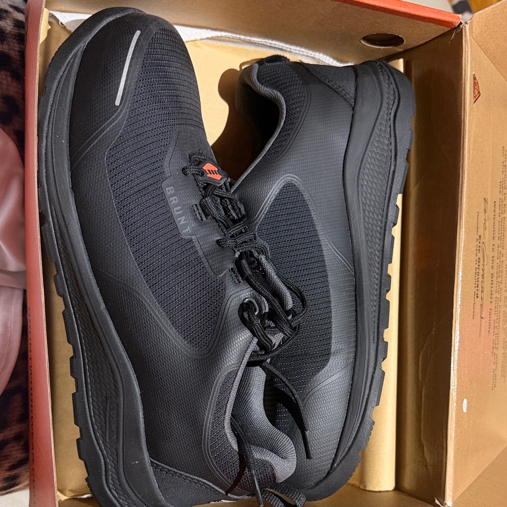 Brunt Riva Comp Toe Black Men's Shoes